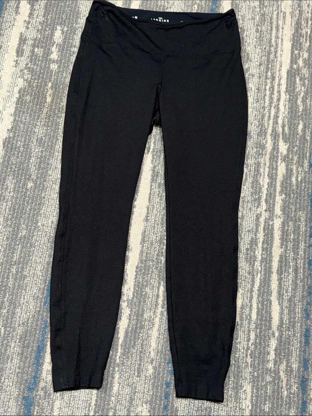 Size Medium White House Black Market Black High-Waist Performance Leggings